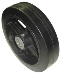 Value Collection - 10 Inch Diameter x 2-1/2 Inch Wide, Rubber Caster Wheel - 1,500 Lb. Capacity, 2-3/4 Inch Hub Length, 1 Inch Axle Diameter, Roller Bearing - Caliber Tooling