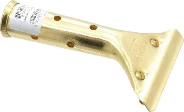 Unger - 5-1/2" Long x 0.8" Diam Metal Handle for Unger Poles - Threaded Connection, Brass - Caliber Tooling