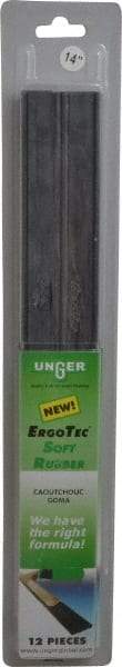 Unger - 14" Rubber Blade Squeegee Refill - Rubber Blade - Caliber Tooling