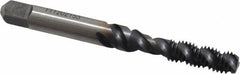 Kennametal - M6x1.00 Metric Coarse 3 Flute 6H Bottoming Spiral Flute Tap - Vanadium High Speed Steel, TiCN Finish, 2-1/2" OAL, Right Hand Flute, Right Hand Thread, D5 - Caliber Tooling