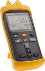 Fluke - -210 to 1,600°F Industrial Thermometer - Digital Display - Caliber Tooling