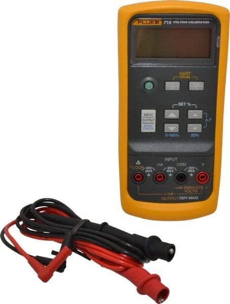 Fluke - 0 V to 24 V, Current Calibrator - LCD Display, +/-10% Basic DC Accuracy - Caliber Tooling