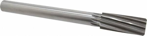 Made in USA - 1-1/4" High Speed Steel 10 Flute Chucking Reamer - Caliber Tooling