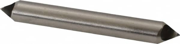 M.A. Ford - 1/4" Head Diam, 1/4" Shank Diam, 0 Flute 60° High Speed Steel Countersink - Caliber Tooling