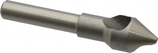 M.A. Ford - 7/16" Head Diam, 1/4" Shank Diam, 0 Flute 60° High Speed Steel Countersink - Caliber Tooling