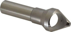 M.A. Ford - 13/16" Head Diam, 1/2" Shank Diam, 0 Flute 60° High Speed Steel Countersink - Bright Finish, 2-5/8" OAL, Single End, Straight Shank, Right Hand Cut - Caliber Tooling