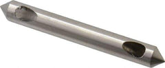 M.A. Ford - 3/16" Head Diam, 3/16" Shank Diam, 0 Flute 82° High Speed Steel Countersink - Bright Finish, 1-1/2" OAL, Single End, Straight Shank, Right Hand Cut - Caliber Tooling