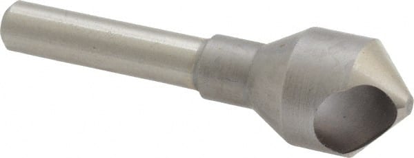 M.A. Ford - 9/16" Head Diam, 1/4" Shank Diam, 0 Flute 90° High Speed Steel Countersink - Caliber Tooling