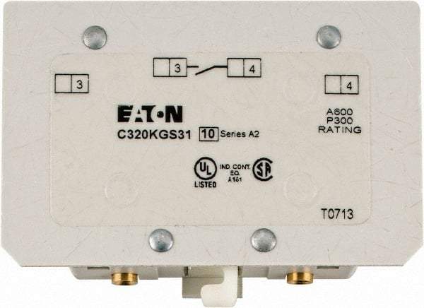 Eaton Cutler-Hammer - Starter Auxiliary Contact - For Use with 100-400A Contactors - Caliber Tooling