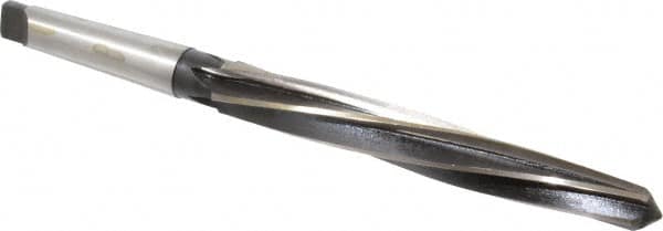 Interstate - 1" Reamer Diam, 47/64" Small End Diam, 3MT Morse Taper Shank, 7-3/8" Flute, Bridge Reamer - Caliber Tooling