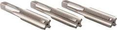 Hertel - 5/8-18 UNF, 4 Flute, Bottoming, Plug & Taper, Bright Finish, High Speed Steel Tap Set - 3-13/16" OAL, 2B/3B Class of Fit - Caliber Tooling