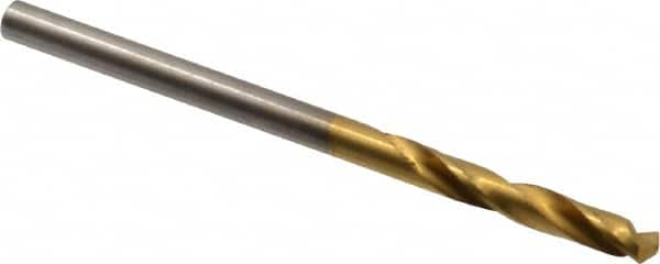 Hertel - #33 135° Spiral Flute High Speed Steel Screw Machine Drill Bit - Caliber Tooling