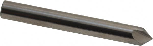 Hertel - 1/4" Head Diam, 1/4" Shank Diam, 3 Flute 82° Solid Carbide Countersink - Caliber Tooling