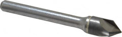 Hertel - 3/8" Head Diam, 1/4" Shank Diam, 3 Flute 82° Solid Carbide Countersink - Caliber Tooling