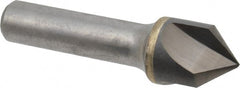 Hertel - 3/4" Head Diam, 1/2" Shank Diam, 3 Flute 90° Solid Carbide Countersink - Caliber Tooling