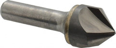 Hertel - 1" Head Diam, 1/2" Shank Diam, 3 Flute 90° Solid Carbide Countersink - Caliber Tooling