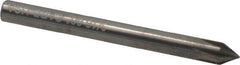 Hertel - 3/16" Head Diam, 3/16" Shank Diam, 6 Flute 60° Solid Carbide Countersink - Bright Finish, 1-1/2" OAL, Single End, Straight Shank, Right Hand Cut - Caliber Tooling