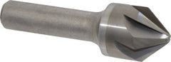 Hertel - 7/8" Head Diam, 1/2" Shank Diam, 6 Flute 82° Solid Carbide Countersink - Caliber Tooling