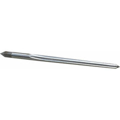 Interstate - #0 Pin, 0.1638" Diam, 0.1287" Small End, 11/64" Diam Straight Shank, 1-11/16" Flute, Taper Pin Reamer - Caliber Tooling