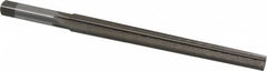 Interstate - #8 Pin, 0.505" Diam, 0.3971" Small End, 7/16" Diam Straight Shank, 5-3/16" Flute, Taper Pin Reamer - Caliber Tooling