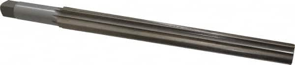 Interstate - #13 Pin, 1.259" Diam, 1.009" Small End, 1-1/4" Diam Straight Shank, 12" Flute, Taper Pin Reamer - Caliber Tooling