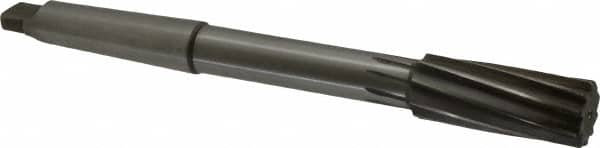 Made in USA - 1-1/8" High Speed Steel 10 Flute Chucking Reamer - Caliber Tooling