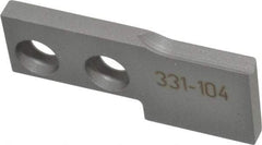 Kennametal - Left Hand Cut, 3/16" Insert Width, Cutoff & Grooving Support Blade for Indexables - 13/16" Max Depth of Cut, GS188 Insert, 13/16" Blade Width - Caliber Tooling