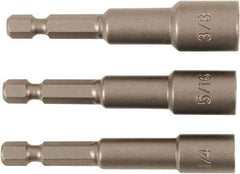 Wiha - 1/4" Drive, Nut Setter Screwdriver Bit - 2-1/2" OAL - Caliber Tooling