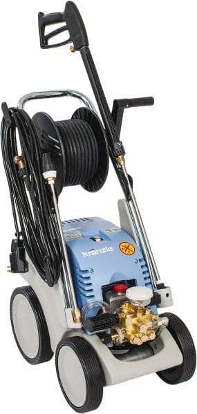 Kranzle - Electric, 1 hp, 1,600 psi, 1.7 GPM, Cold Water Pressure Washer - 50' Hose, 110 Max Volts - Caliber Tooling