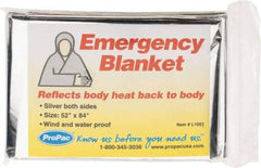 PRO-SAFE - Mylar Rescue and Emergency Blanket - 7 Ft. Long x 52 Inch Wide, Comes in Packet - Caliber Tooling