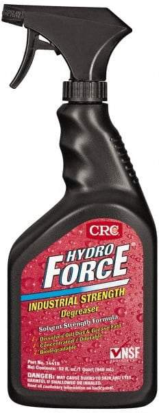 CRC - 32 oz Spray Bottle Cleaner/Degreaser - Liquid, Concentrated, Unscented - Caliber Tooling