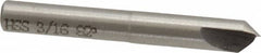 Interstate - 3/16" Head Diam, 3/16" Shank Diam, 1 Flute 82° High Speed Steel Countersink - Caliber Tooling