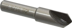 Interstate - 5/16" Head Diam, 1/4" Shank Diam, 1 Flute 90° High Speed Steel Countersink - Caliber Tooling