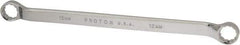 Proto - 12mm x 13mm 12 Point Offset Box Wrench - Double End, 8-7/8" OAL, Steel, Polished Finish, 7.5° Offset - Caliber Tooling