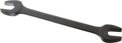 Proto - 15/16" x 1" Standard Open End Wrench - 11-31/64" OAL, Double End, Black Finish, 15° Head Angle - Caliber Tooling