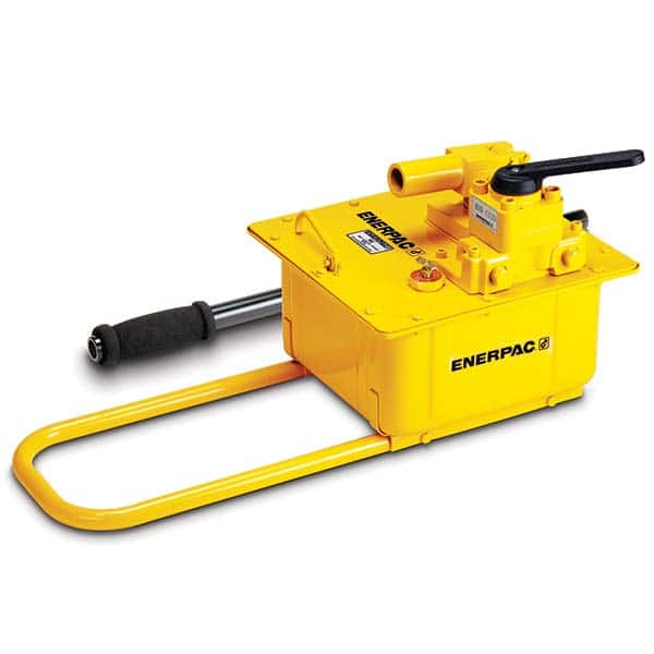 Enerpac - Manual Hydraulic Pumps Number of Stages: 2.000 Oil Volume Per Stroke (Cu. In.): 7.69 - Caliber Tooling