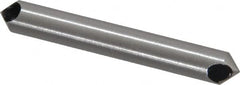 Interstate - 1/4" Shank Diam, 0 Flute 90° High Speed Steel Countersink - Caliber Tooling