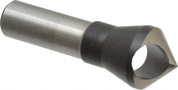 Interstate - 1/2" Shank Diam, 0 Flute 90° High Speed Steel Countersink - Caliber Tooling