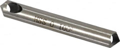 Interstate - 1/4" Shank Diam, 0 Flute 100° High Speed Steel Countersink - Caliber Tooling