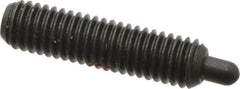 Gibraltar - 10-32, 3/4" Thread Length, 1/8" Plunger Projection, Steel Threaded Spring Plunger - 0.092" Max Plunger Diam, 3/4" Plunger Length, 2.9 Lb Init End Force, 11.1 Lb Final End Force, 1/16" Hex - Caliber Tooling