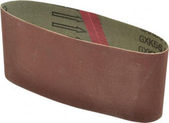 Tru-Maxx - 3-1/2" Wide x 15-1/2" OAL, 320 Grit, Aluminum Oxide Abrasive Belt - Aluminum Oxide, Extra Fine, Coated - Caliber Tooling