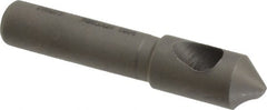 Weldon - 19/64" Head Diam, 1/4" Shank Diam, 82° High Speed Steel Countersink - Caliber Tooling