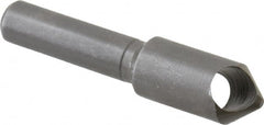 Weldon - 11/32" Head Diam, 1/4" Shank Diam, 82° High Speed Steel Countersink - Caliber Tooling