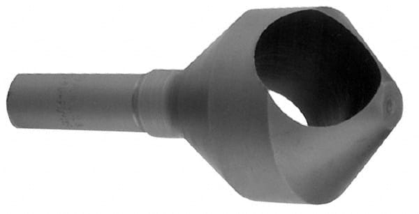 Weldon - 17/64" Head Diam, 1/4" Shank Diam, 82° High Speed Steel Countersink - Caliber Tooling