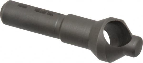 Weldon - 41/64" Head Diam, 3/8" Shank Diam, 82° High Speed Steel Countersink - Caliber Tooling