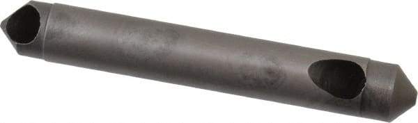 Weldon - 1/4" Shank Diam, 90° High Speed Steel Countersink - Bright Finish, 1-3/4" OAL, Double End, Straight Shank, Right Hand Cut - Caliber Tooling