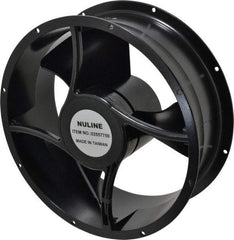 Value Collection - 230 Volts, AC, 550 CFM, Round Tube Axial Fan - 0.19 Amp Rating, 1,400 to 1,650 RPM, 10" High x 10" Wide x 3-1/2" Deep - Caliber Tooling