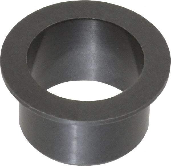 Igus - 5/8" Inside x 23/32" Outside Diam, Thermoplastic Sleeve Bearing - 15/16" Outside Diam, 0.046" Flange Thickness, 1/2" OAL - Caliber Tooling