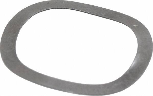 Gardner Spring - 0.839" ID x 1.08" OD, Grade 1074 Steel Wave Disc Spring - 0.012" Thick, 0.073" Overall Height, 0.036" Deflection, 10 Lb at Deflection - Caliber Tooling