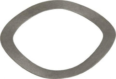 Gardner Spring - 1.872" ID x 2.42" OD, Grade 1074 Steel Wave Disc Spring - 0.025" Thick, 0.168" Overall Height, 0.082" Deflection, 45 Lb at Deflection - Caliber Tooling